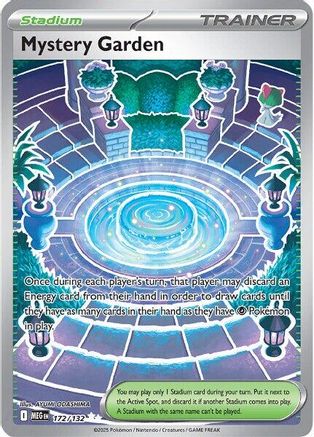 Mystery Garden - 172/132 172 - ME01 Mega Evolution Holofoil - Single Cards