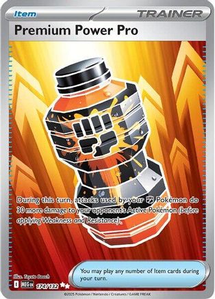 Premium Power Pro - 174/132 174 - ME01 Mega Evolution Holofoil - Single Cards