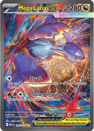 Mega Latias ex - 181/132 181 - ME01 Mega Evolution Holofoil - Single Cards