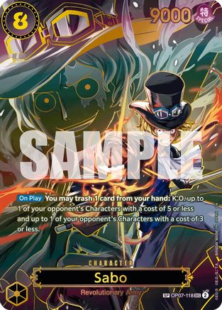 Sabo - OP07-118 (SP) (OP07-118) - Carrying On His Will - Single Cards