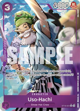 Uso-Hachi (Alternate Art) (ST18-001) - Premium Booster -The Best- Vol. 2 - Single Cards