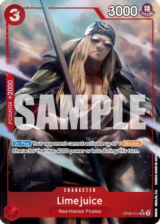 Limejuice (Alternate Art) (OP09-014) - Premium Booster -The Best- Vol. 2 - Single Cards