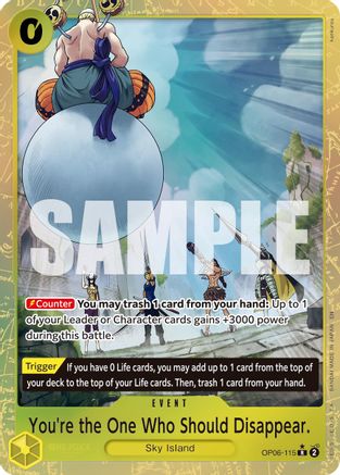 You're the One Who Should Disappear (Alternate Art) (OP06-115) - Premium Booster -The Best- Vol. 2 - Single Cards