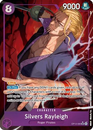 Silvers Rayleigh (Alternate Art) (OP13-066) - Carrying On His Will - Single Cards