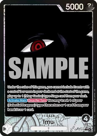 Imu (Alternate Art) (OP13-079) - Carrying On His Will - Single Cards