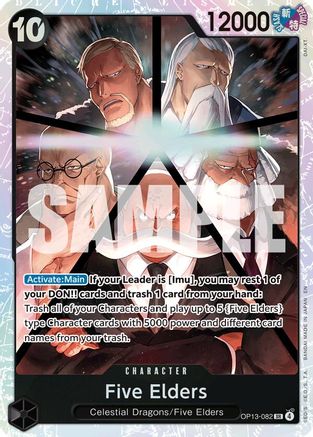 Five Elders (OP13-082) - Carrying On His Will - Single Cards