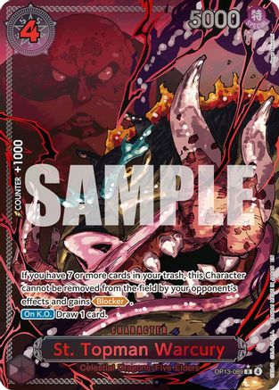 St. Topman Warcury (Parallel) (OP13-089) - Carrying On His Will - Single Cards