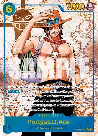 Portgas.D.Ace (119) (Parallel) (OP13-119) - Carrying On His Will - Single Cards