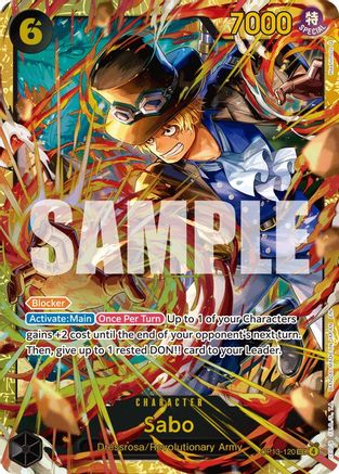 Sabo (120) (SP) (OP13-120) - Carrying On His Will - Single Cards