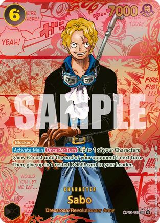 Sabo (120) (3rd Anniversary) (OP13-120) - Carrying On His Will - Single Cards