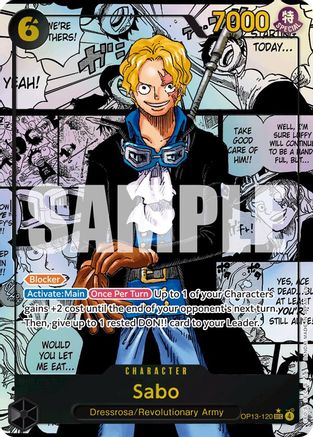 Sabo (120) (Manga) (OP13-120) - Carrying On His Will - Single Cards