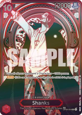 Shanks - OP09-004 (SP) (Silver) (OP09-004) - Carrying On His Will - Single Cards