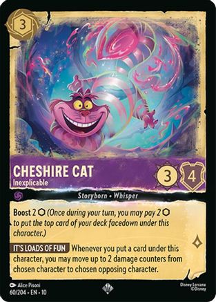 Cheshire Cat - Inexplicable (60/204) - Whispers in the Well - Single Cards