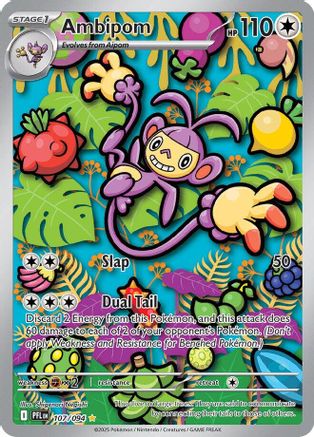 Ambipom - 107/094 107 - ME02 Phantasmal Flames Holofoil - Single Cards