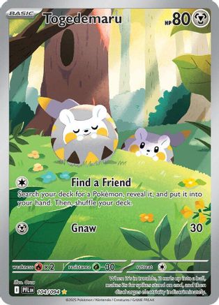 Togedemaru - 104/094 104 - ME02 Phantasmal Flames Holofoil - Single Cards
