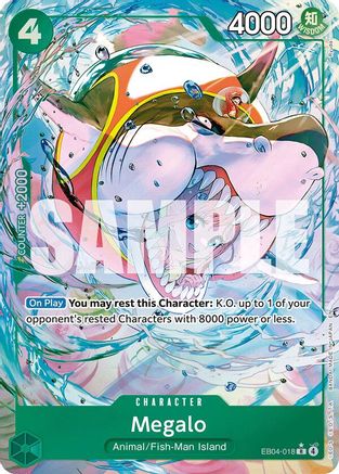 Megalo (Alternate Art) (EB04-018) - The Azure Sea's Seven - Single Cards