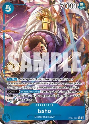 Issho (Alternate Art) (EB04-022) - The Azure Sea's Seven - Single Cards