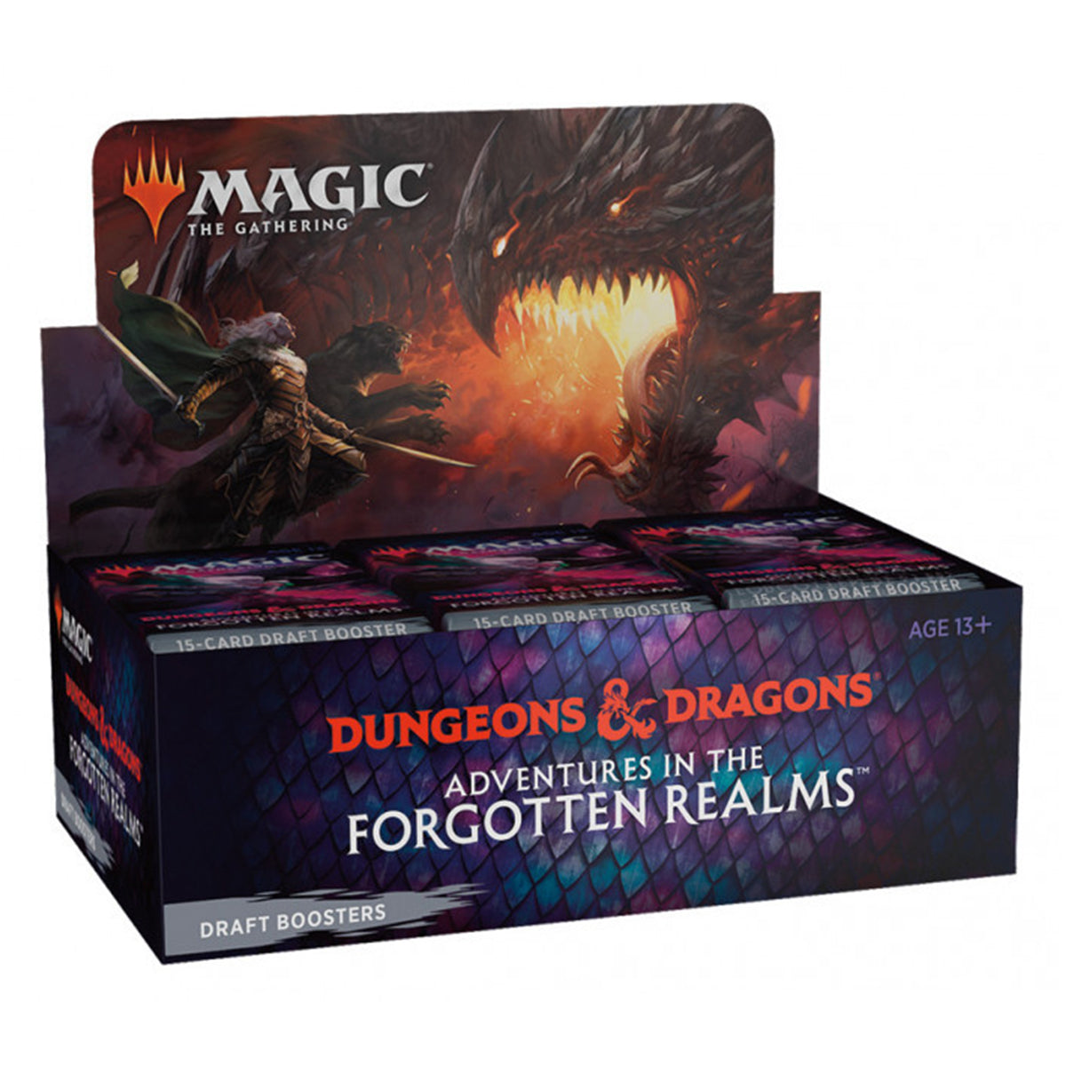 Magic Dungeons & Dragons Adventures in the Forgotten Realms Draft Booster Box MTG D&D - Trading Card Games