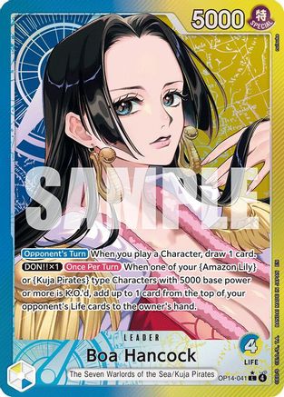 Boa Hancock - OP14-041 (Alternate Art) (OP14-041) - The Azure Sea's Seven - Single Cards