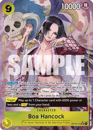 Boa Hancock - OP14-112 (Alternate Art) (OP14-112) - The Azure Sea's Seven - Single Cards