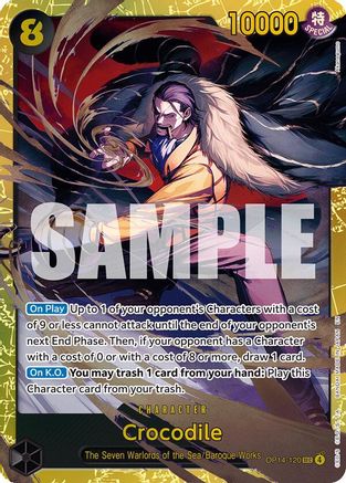 Crocodile - OP14-120 (OP14-120) - The Azure Sea's Seven - Single Cards
