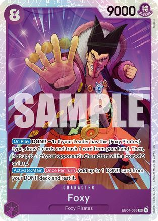 Foxy (EB04-036) - The Azure Sea's Seven - Single Cards