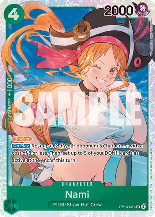 Nami (OP14-031) - The Azure Sea's Seven - Single Cards
