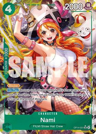 Nami (Alternate Art) (OP14-031) - The Azure Sea's Seven - Single Cards