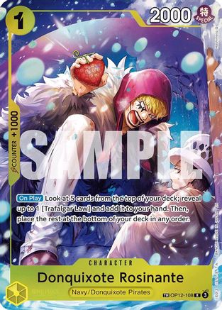 Donquixote Rosinante - OP12-108 (OP12-108) - The Azure Sea's Seven - Single Cards