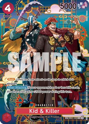 Kid & Killer - EB01-003 (SP) (EB01-003) - The Azure Sea's Seven - Single Cards