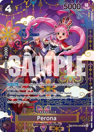Perona - OP06-093 (SP) (OP06-093) - The Azure Sea's Seven - Single Cards