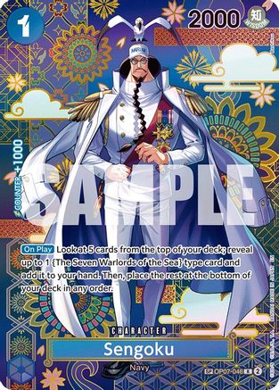 Sengoku - OP07-046 (SP) (OP07-046) - The Azure Sea's Seven - Single Cards