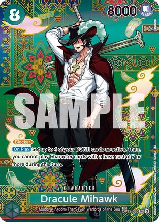 Dracule Mihawk - OP12-030 (SP) (OP12-030) - The Azure Sea's Seven - Single Cards