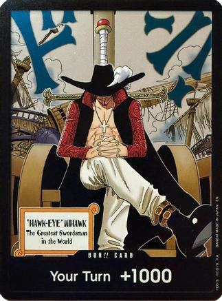 DON!! Card (Dracule Mihawk) - The Azure Sea's Seven - Single Cards