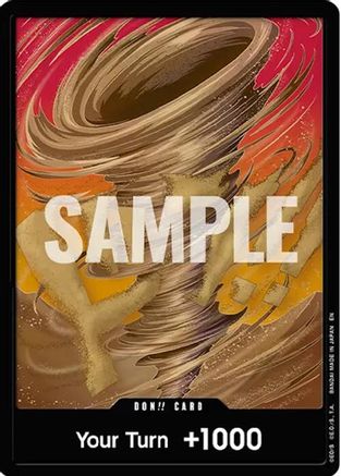 DON!! Card (Crocodile) (Double Pack Set Vol. 9) - The Azure Sea's Seven - Single Cards