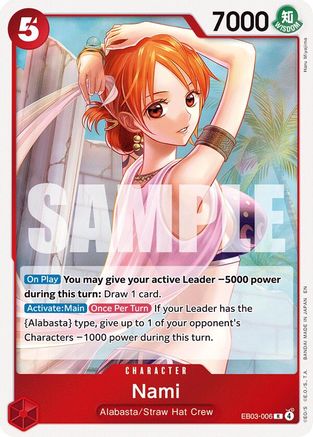 Nami (006) (EB03-006) - Extra Booster: One Piece Heroines Edition - Single Cards