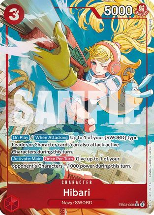 Hibari (Alternate Art) (EB03-008) - Extra Booster: One Piece Heroines Edition - Single Cards