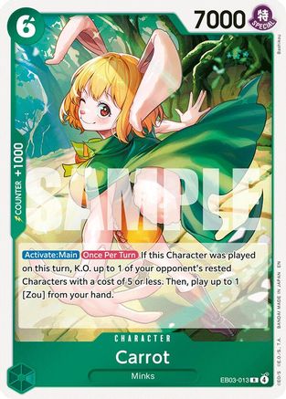 Carrot (EB03-013) - Extra Booster: One Piece Heroines Edition - Single Cards