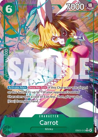 Carrot (Alternate Art) (EB03-013) - Extra Booster: One Piece Heroines Edition - Single Cards