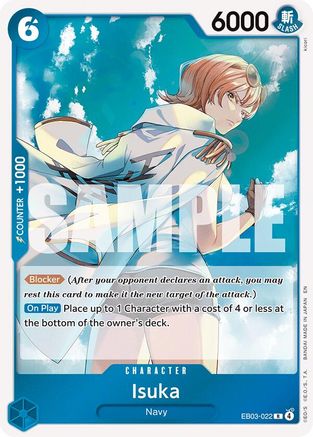 Isuka (EB03-022) - Extra Booster: One Piece Heroines Edition - Single Cards