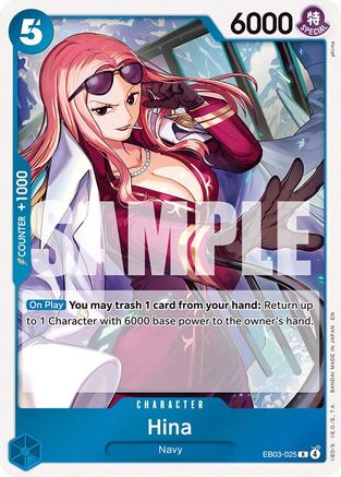 Hina (EB03-025) - Extra Booster: One Piece Heroines Edition - Single Cards