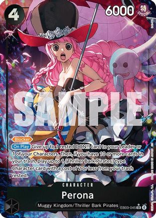 Perona (Alternate Art) (EB03-045) - Extra Booster: One Piece Heroines Edition - Single Cards