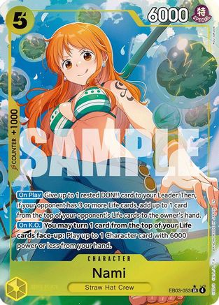 Nami (053) (Alternate Art) (EB03-053) - Extra Booster: One Piece Heroines Edition - Single Cards