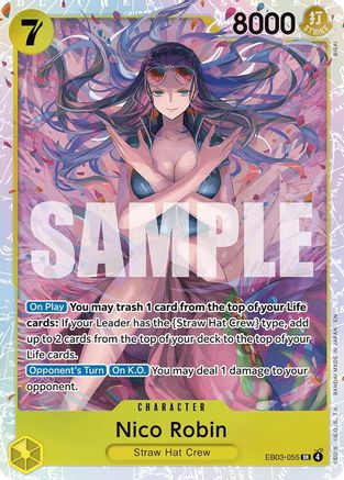 Nico Robin (055) (EB03-055) - Extra Booster: One Piece Heroines Edition - Single Cards