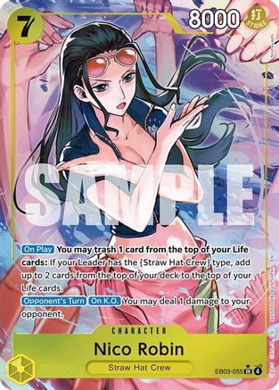 Nico Robin (055) (Alternate Art) (EB03-055) - Extra Booster: One Piece Heroines Edition - Single Cards