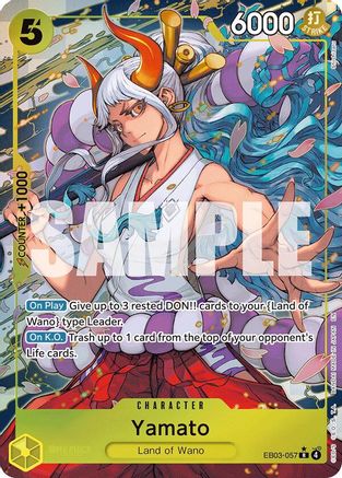Yamato (Alternate Art) (EB03-057) - Extra Booster: One Piece Heroines Edition - Single Cards
