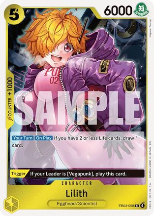 Lilith (EB03-058) - Extra Booster: One Piece Heroines Edition - Single Cards