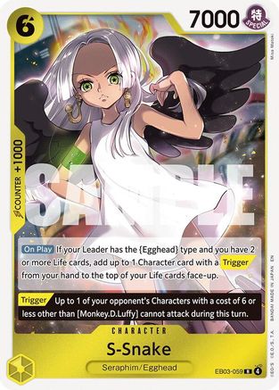 S-Snake (EB03-059) - Extra Booster: One Piece Heroines Edition - Single Cards