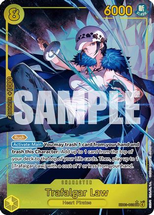 Trafalgar Law (Alternate Art) (EB03-062) - Extra Booster: One Piece Heroines Edition - Single Cards