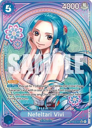 Nefeltari Vivi - 024 (SP) (EB03-024) - Extra Booster: One Piece Heroines Edition - Single Cards